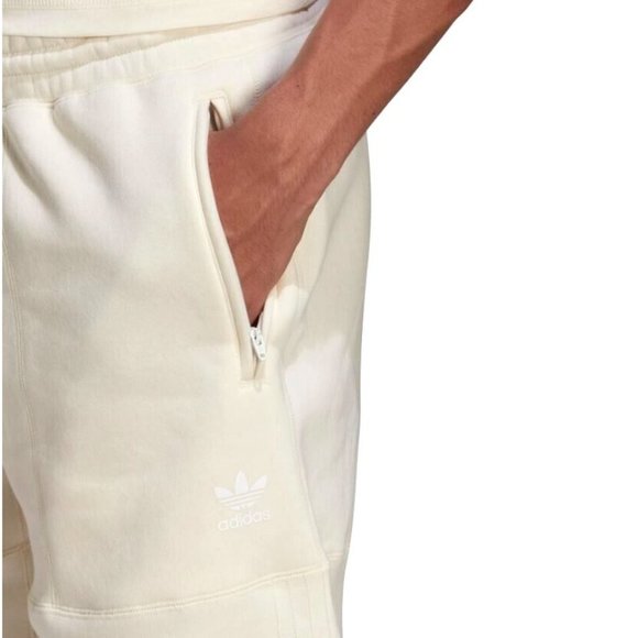 Adidas Adicolor Clean Classics 3-Stripes Shorts Gym & Running Ivory Small HC1969 - Picture 8 of 8